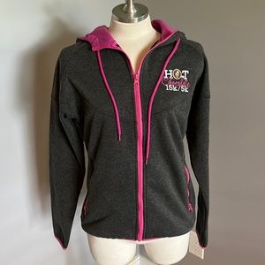 Hot Chocolate 15k/5k zipped sweat jacket, size M